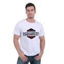 European and American spring and summer new 2021 cross border supply DSQ men's Casual Short Sleeve T-Shirt round neck cotton men's sports vest 