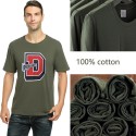 2021 new cotton spring summer men's short sleeve T-shirt simple casual cotton T-shirt custom printing logo printing
