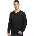 Retro 6-color spring and summer new men's and women's round neck Pullover Sweater Terry 330g simple inner coat hairstyle
