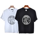DSQ cross border supply men's Cotton Short Sleeve T-Shirt round neck sweat absorbing and breathable men's printing in spring and summer