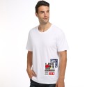 DSQ cotton short sleeve t-shirt men's fashion spring and summer bottom coat sweat absorbing simple men's youth fashion brand cross border distribution