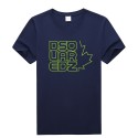 Tide brand DSQ cross border supply new cotton sweaters summer men's short sleeve T-shirt simple casual one hair
