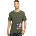 DSQ cotton short sleeve t-shirt men's fashion spring and summer bottom coat sweat absorbing simple men's youth fashion brand cross border distribution