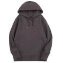 European and American leisure Hooded Sweater cotton men's youth fashion brand simple sweater solid color Pullover Top cross border supply