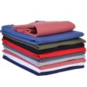 T-shirt spring and summer young men's simple sweat absorbing cotton round neck Pullover loose short sleeve solid color Polo casual T-shirt