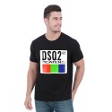 Cross border supply European and American cotton men's T-shirt round neck casual sweat absorbing men's half sleeve loose base shirt