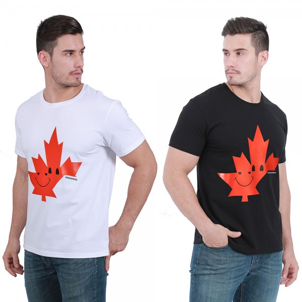 New cross border supply of spring 2021 DSQ summer men's short sleeve T-shirt round neck cotton men's clothes