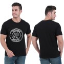 DSQ cross border supply men's Cotton Short Sleeve T-Shirt round neck sweat absorbing and breathable men's printing in spring and summer