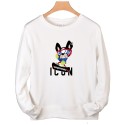 Dsq2021 cotton thin round neck men's sweater long sleeve fashion brand loose youth large sports casual top