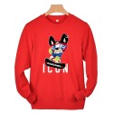 Dsq2021 cotton thin round neck men's sweater long sleeve fashion brand loose youth large sports casual top