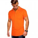 2020 summer new men's business leisure polo shirt solid short sleeve t-shirt men's advertising shirt