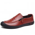 2020 new men's Doudou shoes fashion casual shoes breathable sleeve men's shoes summer comfortable leather shoes