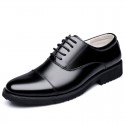 Cross border oversized leather shoes, men's cattle leather shoes, business dress shoes