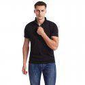 Men's summer 2020 cross border new European and American slim collar cardigan solid color thin Casual Short Sleeve