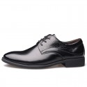 Junster spring new style men's shoes classic comfortable pointed shoes casual men's formal shoes