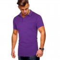 2020 summer new men's business leisure polo shirt solid short sleeve t-shirt men's advertising shirt