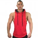 2021 new European and American cross border muscle fitness men's basketball vest running sports camouflage casual sleeveless Hoodie