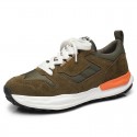 Summer ins color matching dissolving shoes men's jogging shoes with thick soles