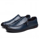 2020 new men's Doudou shoes fashion casual shoes breathable sleeve men's shoes summer comfortable leather shoes