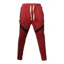 2020 winter new color matching Plush warm Leggings men's sports pants fitness casual pants men's sports pants