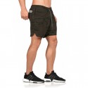 2020 new summer men's large quick eye straight Capris fitness sports mobile shorts