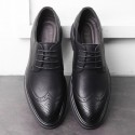 Fall 2018 new men's shoes business dress shoes men's fashion Brock shoes men's shoes