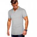 2020 summer new men's business leisure polo shirt solid short sleeve t-shirt men's advertising shirt