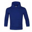 Spring and autumn men's Hooded Sweater Fleece Hoodie solid color blank sweater men's custom logo