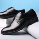 Junster spring new style men's shoes classic comfortable pointed shoes casual men's formal shoes
