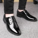2020 autumn new men's shoes business dress lace up single shoes fashion men's shoes manufacturers direct one on behalf of hair