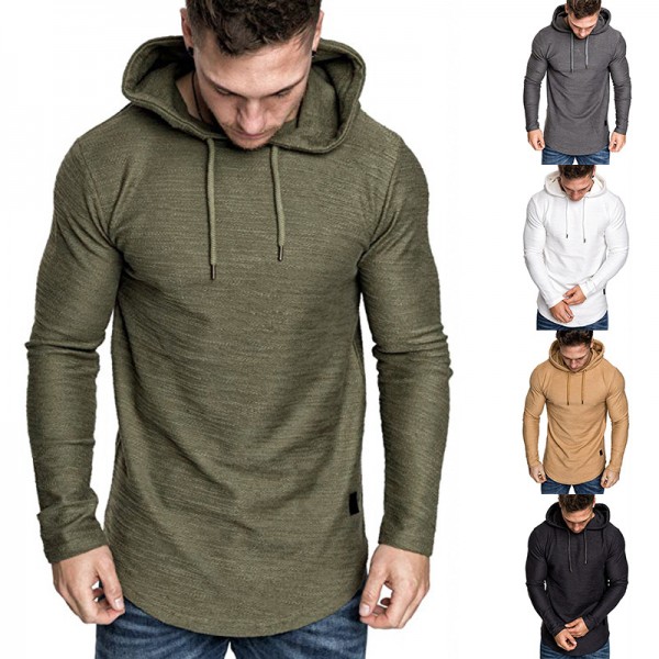 Autumn and winter 2021 men's new foreign trade sweater men's leisure sports Hoodie loose sweater