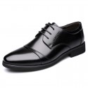 2020 new leather shoes classic business dress men's shoes versatile lace up single shoes cow leather wedding shoes