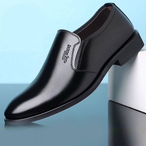 Leather shoes men's autumn breathable formal business leather shoes men's casual foot shoes work shoes driving shoes