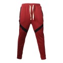 2020 winter new color matching Plush warm Leggings men's sports pants fitness casual pants men's sports pants