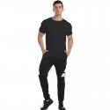 2020 summer new men's Korean casual men's T-shirt set solid round neck men's T-shirt + color matching sports pants