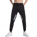 Amazon large size foreign trade men's casual pure color sports pants European and American fashion running fitness pants mobile pants
