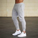 Sports pants men's running pants fitness football training pants European and American slim casual sports pants men's small leg pants