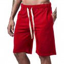 Men's loose shorts summer casual Capris pants beach pants large drawstring sports pants men's fitness pants