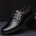 2020 summer business men's shoes fashion leather shoes lace up business dress shoes for men