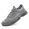 2021 summer leisure sports shoes men's mesh shoes breathable sports running shoes men's new flying woven fashion men's shoes