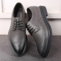 Fall 2018 new men's shoes business dress shoes men's fashion Brock shoes men's shoes