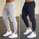 Sports pants men's running pants fitness football training pants European and American slim casual sports pants men's small leg pants