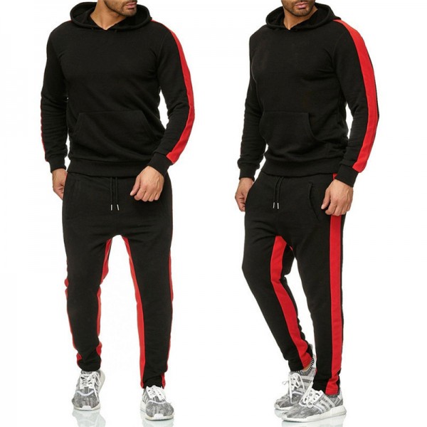New men's leisure sports suit in autumn and winter of 2019