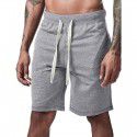 Men's loose shorts summer casual Capris pants beach pants large drawstring sports pants men's fitness pants