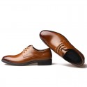 Junster spring new style men's shoes classic comfortable pointed shoes casual men's formal shoes