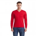 Autumn men's V-neck fitness running long sleeve t-shirt men's large autumn winter elastic men's bottom coat