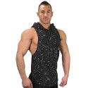 2021 new European and American cross border muscle fitness men's basketball vest running sports camouflage casual sleeveless Hoodie