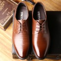 Junster men's shoes autumn new business dress men's inner high leather shoes men's 6cm British pointed wedding shoes