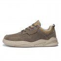 New leisure sports shoes four seasons men's shoes leather trend versatile board shoes comfortable and breathable running shoes men's shoes