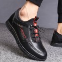 2020 summer new men's shoes lace up versatile fashion invisible heightening shoes fashionable men's shoes mix and match